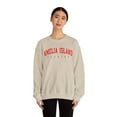 thumbnail image 4 of Amelia Island Florida Sweatshirt Gifts Crew Neck Shirt Long Sleeve Unisex, 4 of 4