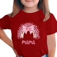 thumbnail image 2 of Freshbabe Children's Print Short Sleeved Printed T-shirt Round Neck Short Multicolor Sleeved Casual Versatile Kids, 2 of 5