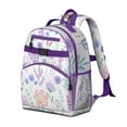 thumbnail image 2 of Bloom Floral Ergonomic Book Bag with Chest Buckle, 2 of 6