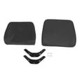 thumbnail image 2 of Tractor  With Double Slide Rails Fold Down Comfortable PVC Leather for Tractor Mower Skid Loader Telehandler Backhoe Excavator Dozer, 2 of 7