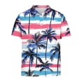 thumbnail image 5 of Amidoa Boys Short Sleeved Graphic Tee Crewneck T-Shirt Summer Casual Top Blue,11-12 Years, 5 of 7