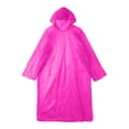 thumbnail image 6 of TGPMGRZ Rain Ponchos for Women Rain Coat Waterproof Disposable Lightweight Poncho with Hood Hot Pink One Size, 6 of 9