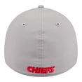 thumbnail image 4 of Men's New Era  Gray Kansas City Chiefs Perforated 39THIRTY Flex Hat, 4 of 7