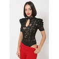 thumbnail image 6 of Lace Bodysuit W/front Key Hole Opening Details, 6 of 8