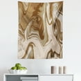 thumbnail image 1 of Marble Tapestry, Abstract Look Paint Inspired Digital Artwork in Earth Tones Print, Fabric Wall Hanging Decor for Bedroom Living Room Dorm, 5 Sizes, Pale Tan Caramel and Brown, by Ambesonne, 1 of 1