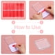 thumbnail image 4 of Uxcell 2Pcs Caja de Almacenamiento para Uñas Postizas con 30Pcs Cinta Adhesiva, Transparente, 4 of 7