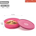 thumbnail image 2 of Contenedores redondos grandes de plástico Signoraware Classic, sin BPA | Herméticos y a prueba de fugas | Aptos para microondas y lavavajillas | Apilables | Ideales para el hogar, la oficina y la desp, 2 of 2