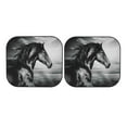 thumbnail image 7 of Fotbe Running Horse Black And White 2-Piece Car Windshield Sun Shade | Sun Blocker for Car Windshield | Foldable Automotive Interior Accessories for Sun Protection-Medium, 7 of 7