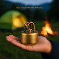 thumbnail image 2 of Alcohol Stove Spirit Burner Camping Portable Mini Ultralight Windproof Backpacking Heater Stoves Jet Flame For Emergency Preparedness & Outdoor Adventures, 2 of 7