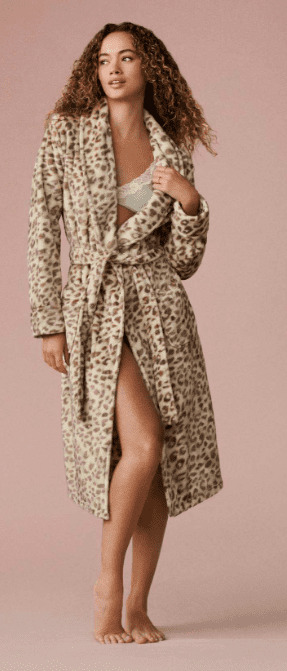 Joyspun Women's Plush Robe, Sizes S to 3X