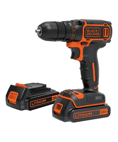Image of Black & Decker drill at Walmart website