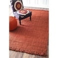 thumbnail image 2 of Nuloom 3' x 5' Hand Woven Chunky Loop Jute Rug in Terra, 2 of 3