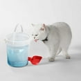 thumbnail image 4 of Distributeur d'Eau Automatique pour Animaux de Compagnie pour Chats et Chiens Grande Capacité Conception à Ressort Bol d'Eau Anti-Déversement Usage Intérieur Extérieur Matériau PP Durable, 4 of 4