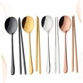 thumbnail image 3 of BESTYASH 4 Sets Kitchen Silverware Sets Flat Eating Utensils for Daily Use and Banquet, 3 of 7