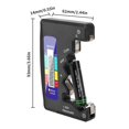 thumbnail image 5 of Comprobador de batería Pantalla LCD digital Comprobador de capacidad Detector Negro Kuymtek Para estrenar, 5 of 5