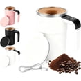 thumbnail image 1 of Automatic Self Stirring Coffee Mug, Electric Mixing Cup with Magnetic Stirrer, Rechargeable Mixer Cup with Temperature Display, Portable Stirring Mugs for Coffee, Milk, Cocoa, 380ml,White, 1 of 2