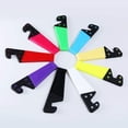 thumbnail image 4 of Soporte para teléfono celular, juego de 9 PCS Universal Plegable Tamaño de bolsillo Plástico en forma de V Soporte de escritorio para teléfono móvil Sincero Hogar, 4 of 7