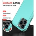thumbnail image 2 of Diverbox for iPhone 13 Pro Case [Shockproof] [Dropproof] [Tempered Glass Screen + Camera Lens Protector],Heavy Duty Protection Phone Case Cover for Apple iPhone 13 Pro (Teal), 2 of 7