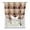 Brown, variant on Red Brown Plaid Tie Up Curtains for Window, Thermal Insulated Balloon Shade Adjustable Rod Pocket Curtains Valance Panels for Kitchen Bathroom Cafe 34 x 45 Modern Abstract Ombre Gingham Checkered