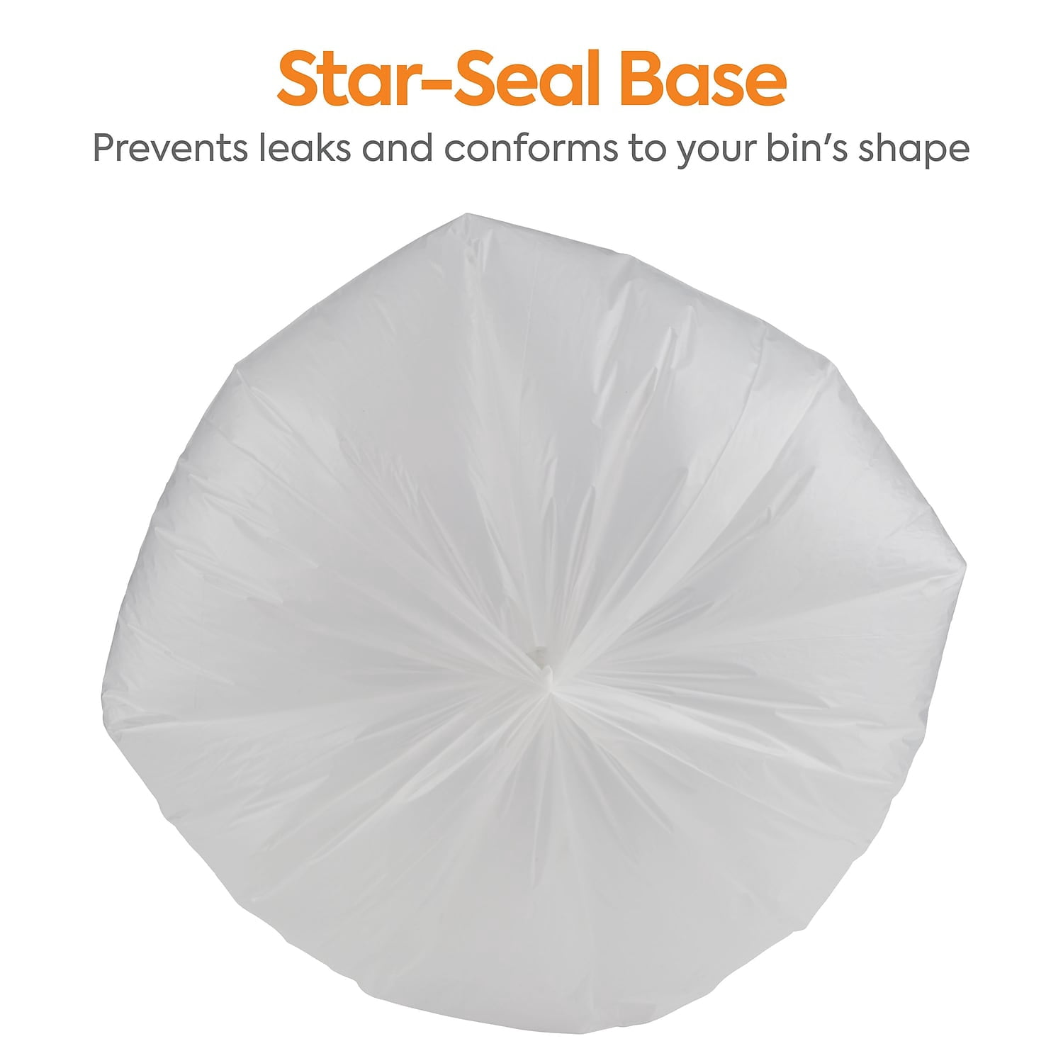 Staples Coastwide Professional 55-60 Gallon Trash Bag 38" x 60" High Density 14 mic Natural 200