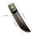 thumbnail image 5 of ZPAQI Pocket Knife Sheath Leathers Knife Holsters Bag for Cutting Tool Carriers, 5 of 7