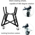 thumbnail image 3 of Heavy Duty BBQ Grill Rolling Cart, Rolling Nest, Rolling Outdoor Cart for Big Green Egg Medium with Locking Caster for BGE M Smoker Kamado Joe Charcoal Grill Stand Accessories, 3 of 5