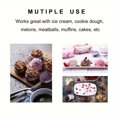 thumbnail image 4 of CNKOO Set of Cookie Scoops Made of Stainless Steel  Featuring a Trigger Release Mechanism. Includes Large  Medium  And Small Scoops for Baking  Perfect for Handling Cookie Dough And Other, 4 of 7