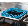 thumbnail image 2 of Soro Essentials- Polypropylene Open Dishwasher Rack Blue Color- Rack for Kitchen Counter Durable Kitchen Drying Rack for Dishes Knives Spoons and Forks, 2 of 5