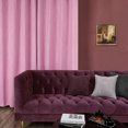 thumbnail image 6 of Deconovo Silver Printed Blackout Curtains - 2 Panels, Wave Dots Pattern, Grommet Top, 52"x95", Thermal Insulated Drapes for Bedroom & Living Room, Pink, 6 of 8