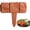 Red, variant on Stone-Look Plastic Garden Retaining Fence, Instant Garden Edging Border Panels for Yard, Patio & Garden Path