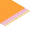 thumbnail image 1 of Lápices de cera despegables Uxcell de 6.77'' x 0.33'' de madera para vidrio, prendas, vinilo, metal, 12 Pcs amarillos, 1 of 5