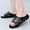 Orange, variant on Fashion Color‑block Letter‑print Platform Slide Slippers, Non‑slip Open‑toe Shoes for Beach, Shower, Pool, Gym and Daily Wear Green B