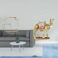 thumbnail image 2 of Estante De Pared Multifuncional Moderno Con Figura De Camello De Resina, Estatua De Animal Para La Entrada De La Sala De Estar, Trofeo, Coleccionable, Decoración De Exhibición, 2 of 8