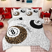 Castle Fairy Children Teens Billiards Print Twin Comforter Sets,Snooker Sport Bedding Set