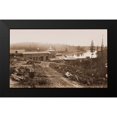 thumbnail image 2 of Watkins, Carleton 14x10 Black Modern Framed Museum Art Print Titled - Oswego Iron Works, Willamette River, Oregon, 1867, 2 of 5
