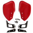 thumbnail image 2 of 2x Guardias De Mano Guardamanos Protector De Frío + Kit De Montaje Para Motocicletas Dirt Bike ATV rojo Macarena Deflector de guardamanos de motocicleta, 2 of 8