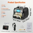 thumbnail image 7 of BENTISM AL-162A High Speed & Capacity Money Bill Counter, 800/1000/1200pcs/min, 7 of 7
