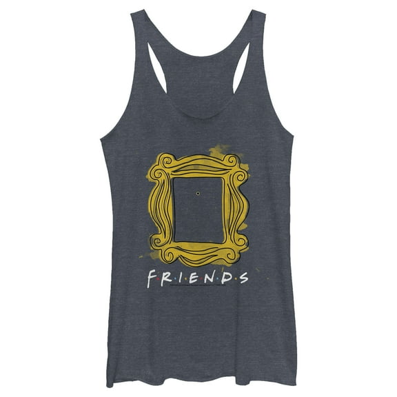 Women's Friends Yellow Frame Door  Racerback Tank Top