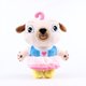 thumbnail image 1 of Lindo animal mascota falda rosa perro y ratón peluche juguete agarrar máquina muñeca regalo, 1 of 5