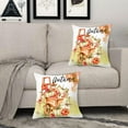 thumbnail image 3 of Dsscvnef Pumpkin Set Autumn Home Atmosphere Decorative Pillow Linen Printed Maple Leaf Pillow, 3 of 3