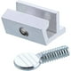 thumbnail image 1 of Cerraduras para puertas y ventanas corredizas Cerradura de tornillo de seguridad de aluminio ajustable para riel, cerradura de seguridad de tope de puerta, instalación sin taladrar, requiere espa, 1 of 5