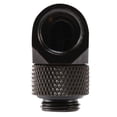 thumbnail image 1 of 12.9Mm G1/4 Thread 90 Degree Rotary Tube Connector Fitting For Pc Water Cooling Black, 1 of 8