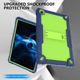 thumbnail image 4 of SOATUTO for Onn. 10.4" Tablet Pro 2023 Model: 100110603 Heavy Duty Protective Case Built in Shoulder Strap Kids Friendly Shell Case with Screen Protector for Onn 10.4 Tablet Pro - Navy+Green/1 Pcs, 4 of 6