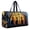 Y3-Blue, variant on Hippie Van Quilted Duffle Bag, Boho Travel Weekender Bag with Strap, Retro Style for Everyday Travel Boho Bag