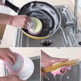 thumbnail image 2 of 5/10pcs, Scrub Sponges, Washing Sponge, Washing Sponge Brush, Durable Double-Sided Dishwashing Sponge, Reusable Sponge Pad, Washing Scrubber Brush, Kitchen Tools, 2 of 5