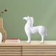 thumbnail image 5 of Linda escultura de caballo de resina, artesanía decorativa, estatua de animal para oficina, niños Blanco 11x9.8x3in, 5 of 9