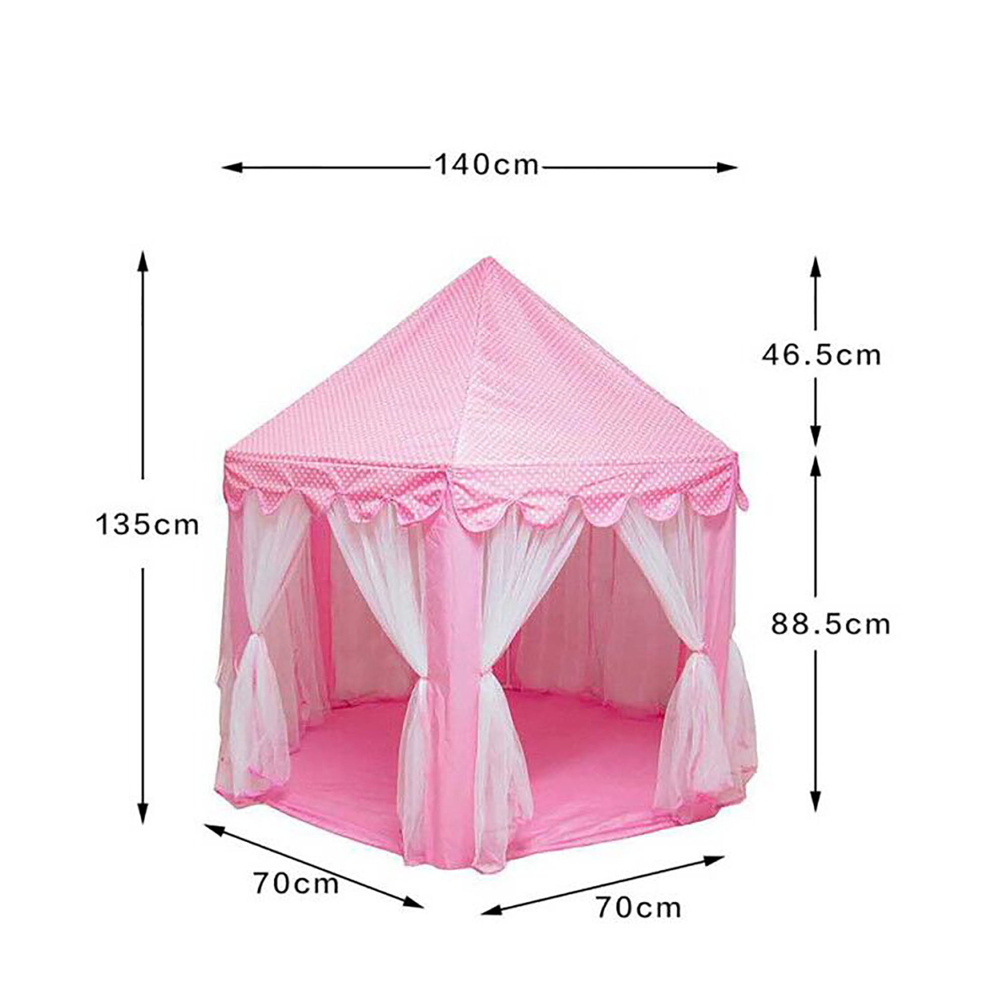 Dropship Outdoor Indoor Portable Folding Princess Castle Tent Kids Children  Funny Play Fairy House Kids Play Tent(Warm LED Star Lights) to Sell Online  at a Lower Price