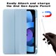 thumbnail image 3 of Funda inteligente Tech-Protect Fodral para iPad 10.9 2022 en azul cielo, 3 of 4