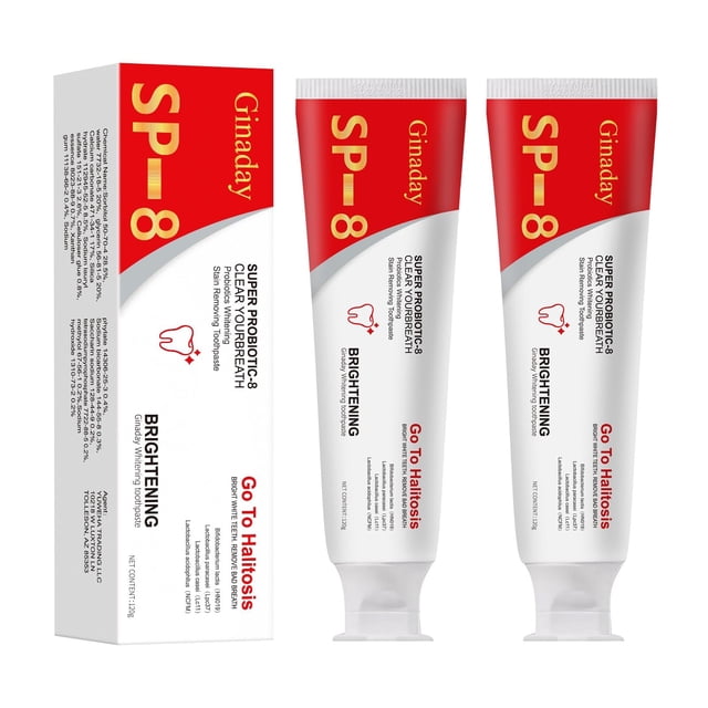 Pasta de dientes blanqueadora probiótica Shiren Zhuangshu SP-8, 2 unidades