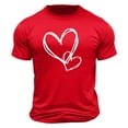thumbnail image 3 of hotojiny Valentine's Day Shirt Men Stylish Printed T-Shirts Summer Crew Neck Short Sleeve Casual Tops Valentine Tees, 3 of 5